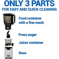 Соковыжималка Tesla Electronics SlowJuicer SJ770 XXL - Превью изображения №7 — Интернет-магазин ПроЗаказ