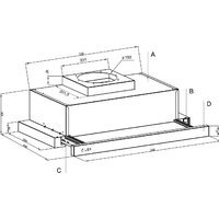 Кухонная вытяжка LEX Hermes G 600 Black - Превью изображения №2 — Интернет-магазин ПроЗаказ