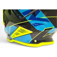 Мотошлем AIM RH855 Carbon Razor RH855R-DYB-L (L, желтый/синий) - Превью изображения №9 — Интернет-магазин ПроЗаказ