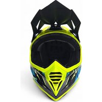 Мотошлем AIM RH855 Carbon Razor RH855R-DYB-L (L, желтый/синий) - Превью изображения №6 — Интернет-магазин ПроЗаказ