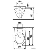 Унитаз подвесной Roca Mateo [893100010] - Превью изображения №8 — Интернет-магазин ПроЗаказ
