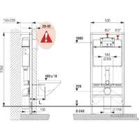 Унитаз подвесной Roca Mateo [893100010] - Превью изображения №7 — Интернет-магазин ПроЗаказ