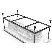 Каркас Cersanit Santana K-RW-SANTANA 160 - Превью изображения №3 — Интернет-магазин ПроЗаказ