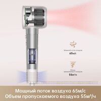 Фен Dreame Hairdryer Gleam Grey AHD12A (серый) - Превью изображения №18 — Интернет-магазин ПроЗаказ