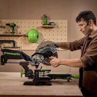 Торцовочная пила Greenworks GD24MS216 1501707UG (с 1-им АКБ) - Превью изображения №18 — Интернет-магазин ПроЗаказ