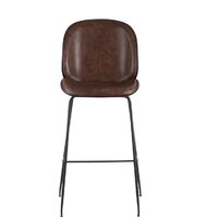 Стул Stool Group Турин 8319TB (экокожа коричневый/черные ножки) - Превью изображения №3 — Интернет-магазин ПроЗаказ