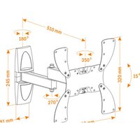 Кронштейн для телевизора Holder LCDS-5046 - Превью изображения №2 — Интернет-магазин ПроЗаказ