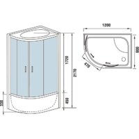 Душевая кабина WeltWasser WW500 Halle 1204 R - Превью изображения №16 — Интернет-магазин ПроЗаказ