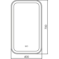  Silver Mirrors Зеркало Мальта 40x70 LED-00002552 - Превью изображения №3 — Интернет-магазин ПроЗаказ