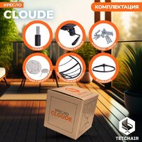 Офисное кресло TetChair Cloude Home (рогожка серо-бежевый) - Превью изображения №7 — Интернет-магазин ПроЗаказ