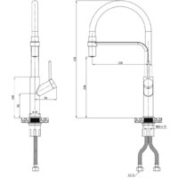 Смеситель Esko K50GW - Превью изображения №3 — Интернет-магазин ПроЗаказ