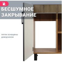  Doratiz Тумба под умывальник Лофт 50 9912.017 (графит/ватан) - Превью изображения №7 — Интернет-магазин ПроЗаказ