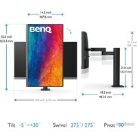 Монитор BenQ DesignVue PD2706UA - Превью изображения №7 — Интернет-магазин ПроЗаказ