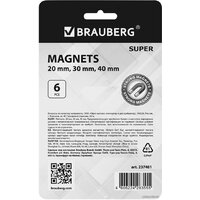 Набор магнитов BRAUBERG Super 237481 (6шт) - Превью изображения №4 — Интернет-магазин ПроЗаказ