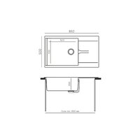Кухонная мойка Polygran Gals 862 (кремовый) - Превью изображения №4 — Интернет-магазин ПроЗаказ
