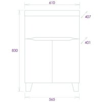  Onika Тумба под умывальник Стрим 60 (106154) - Превью изображения №8 — Интернет-магазин ПроЗаказ