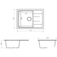 Кухонная мойка Berge BG-5850 (черный глянцевый) - Превью изображения №2 — Интернет-магазин ПроЗаказ
