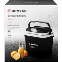 Термоэлектрический автохолодильник Brayer BR6332 24л (черный) - Превью изображения №10 — Интернет-магазин ПроЗаказ