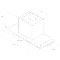 Кухонная вытяжка Elica Hidden 2.0 IXGL/A/52 PRF0097676A - Превью изображения №2 — Интернет-магазин ПроЗаказ