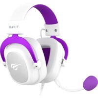 Наушники Havit Gamenote H2002d (белый/фиолетовый) - Превью изображения №2 — Интернет-магазин ПроЗаказ