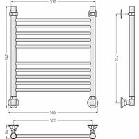 Полотенцесушитель Сунержа Аксиома-10 60x50 00661-6050 - Превью изображения №5 — Интернет-магазин ПроЗаказ
