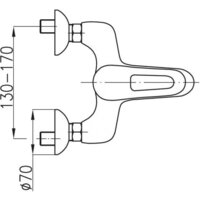 Смеситель Armatura Albit 4604-010-00 - Превью изображения №3 — Интернет-магазин ПроЗаказ