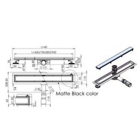 Трап/канал Roxen Supra Black 91050-60 - Превью изображения №8 — Интернет-магазин ПроЗаказ