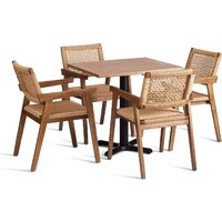 Кухонный стол TetChair Valhalla 80x65x76 (груша №3/черная опора) - Превью изображения №7 — Интернет-магазин ПроЗаказ