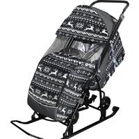 Galaxy Снежинка Универсал 1 (полярная ночь/олени на черном)