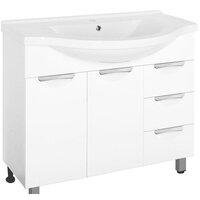 Style Line Тумба под умывальник Жасмин 100 3 ящика (для классической раковины)