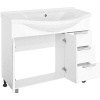  Style Line Тумба под умывальник Жасмин 100 3 ящика (для классической раковины) - Превью изображения №2 — Интернет-магазин ПроЗаказ