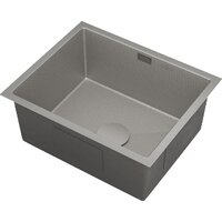 Кухонная мойка Roxen Uno 560210-54S под столешницу сатин/текстурная поверхность (ролл-мат, дозатор, сифон) - Превью изображения №5 — Интернет-магазин ПроЗаказ