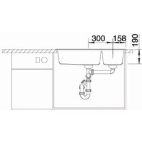 Кухонная мойка Blanco Metra 9 525936 (черный) - Превью изображения №3 — Интернет-магазин ПроЗаказ