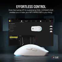 Игровая мышь Corsair M75 Wireless RGB White - Превью изображения №8 — Интернет-магазин ПроЗаказ