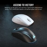 Игровая мышь Corsair M75 Wireless RGB White - Превью изображения №2 — Интернет-магазин ПроЗаказ