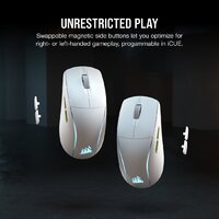 Игровая мышь Corsair M75 Wireless RGB White - Превью изображения №4 — Интернет-магазин ПроЗаказ