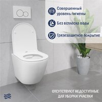 Унитаз подвесной Lauter Vortex 2110830VP + Breez 21GN7072BM - Превью изображения №3 — Интернет-магазин ПроЗаказ