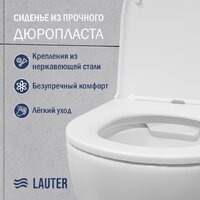 Унитаз подвесной Lauter Vortex 2110830VP + Breez 21GN7072BM - Превью изображения №5 — Интернет-магазин ПроЗаказ
