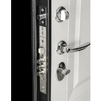 Металлическая дверь Guard Классика MG60 97х205 правая (черное серебро/белый ясень) - Превью изображения №5 — Интернет-магазин ПроЗаказ