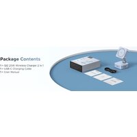Беспроводное зарядное Ugreen MagFlow 2-in-1 W752 55960 (голубой) - Превью изображения №4 — Интернет-магазин ПроЗаказ