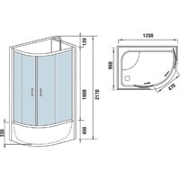Душевая кабина WeltWasser WW500 Halle 1201 L - Превью изображения №10 — Интернет-магазин ПроЗаказ