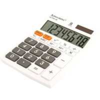 Бухгалтерский калькулятор BRAUBERG Ultra-08-WT 250512 (белый) - Превью изображения №3 — Интернет-магазин ПроЗаказ