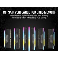 Оперативная память Corsair Vengeance RGB 2x16ГБ DDR5 5600 МГц CMH32GX5M2B5600C40K - Превью изображения №4 — Интернет-магазин ПроЗаказ