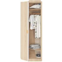 Шкаф распашной Аквилон Кот №3 (туя светлая/белый) - Превью изображения №5 — Интернет-магазин ПроЗаказ