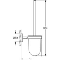 Ершик для унитаза Grohe BauCosmopolitan 40463001 - Превью изображения №2 — Интернет-магазин ПроЗаказ