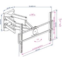 Кронштейн для телевизора Kromax ATLANTIS-55 - Превью изображения №2 — Интернет-магазин ПроЗаказ
