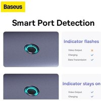 Док-станция Baseus UltraJoy Series 6-Port Hub Docking Station B00052802811-00 - Превью изображения №7 — Интернет-магазин ПроЗаказ