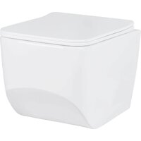 Унитаз подвесной Roxen Boro в комплекте с инсталляцией StounFix Dual Fresh 6 в 1 966418 (кнопка: серый бетон) - Превью изображения №4 — Интернет-магазин ПроЗаказ