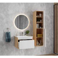  Onika Тумба под умывальник Дайлер 60 106150 (белый/дуб сонома) - Превью изображения №6 — Интернет-магазин ПроЗаказ