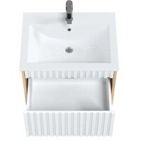  Onika Тумба под умывальник Дайлер 60 106150 (белый/дуб сонома) - Превью изображения №4 — Интернет-магазин ПроЗаказ